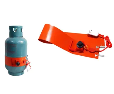 фото Нагревательная силиконовая пластина для газового баллона с регулировкой температуры