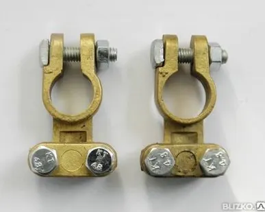 фото Клемма папа/красная с проводом