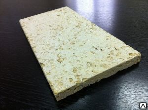 фото Плитка из Ракушечника 1.5см цвет: светло бежевый
в