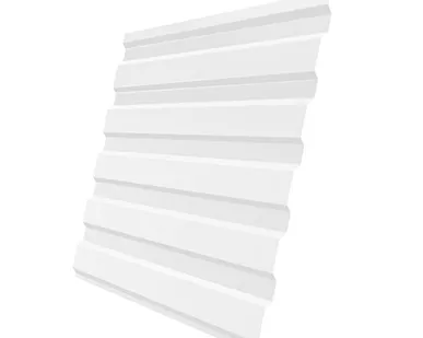 фото Профнастил С-20 0,45 RAL 9003 сигнальный белый 2 м