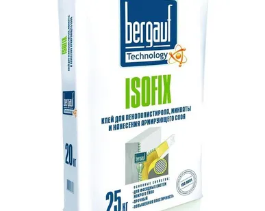 фото Клей Бергауф Isofix для армировки и теплоизоляции 25кг