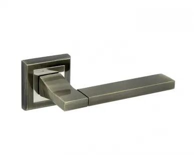 фото Ручка раздельная FZ 06 S квадратная АВ Античная бронза