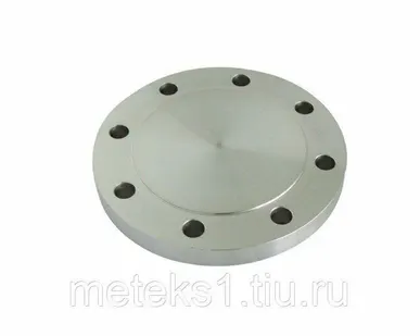 фото Заглушка фланцевая нержавеющая 12х18н10т, AISI 304 PN 16 ДУ 10'