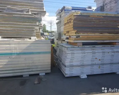 фото Сэндвич-панель ппу 100 550 м2