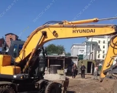 фото Аренда колесного экскаватора Hyundai R170W-7, Москва