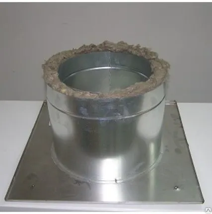 Фото №0 Декоративно потолочно-проходной узел ДППУ круглый Ф200 холодный Н+Оц