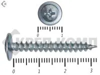 Фото №0 Саморез с прессшайбой острый 4,2х32 Средняя фасовка (600шт)