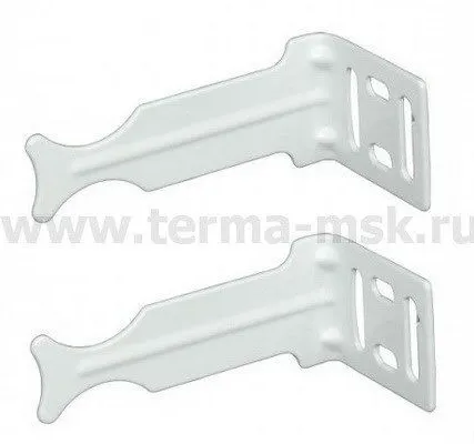 Фото №0 Кронштейн угловой белый