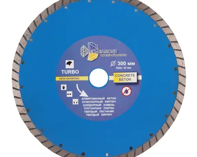 фото Диск алмазный Трио Диамант Турбо 300мм