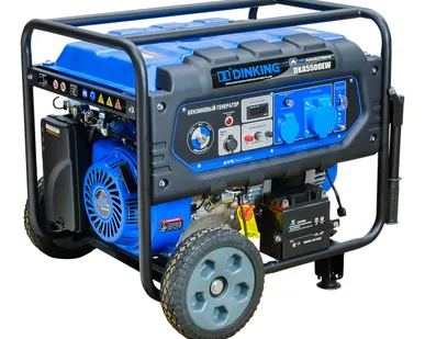 фото Генератор бензиновый Dinking DKA5500EW (5,5кВт, электростартер, 15лс, колёса)