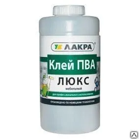 фото Клей ПВА "Люкс" мебельный 0,9кг (Л-С)