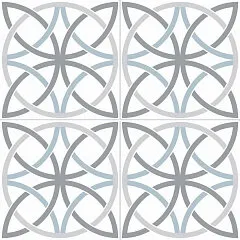 фото DG_CH_B_WH_DP КерГранит CHIC BOSHAM WHITE 44,5x44,5 см