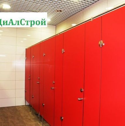 Фото №0 Туалетная кабинка из Hpl пластика