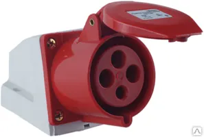 фото 124 Розетка стационарная 3Р+РЕ 32А 380В ASD