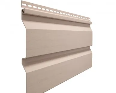 фото Виниловый сайдинг Docke STANDARD (3000 мм) Корабельный брус D4,5D Крем-брюле