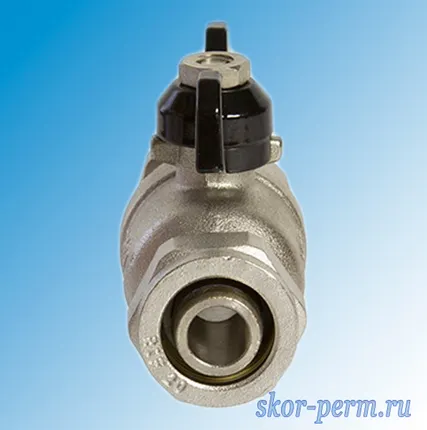 Фото №3 Кран для металлопластиковых труб 20х20 VЕRTUM Ц-Ц