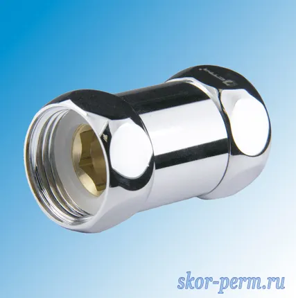 Фото №0 Соединение прямое 3/4&quot;х3/4&quot; гайка/гайка для полотенцесушителя