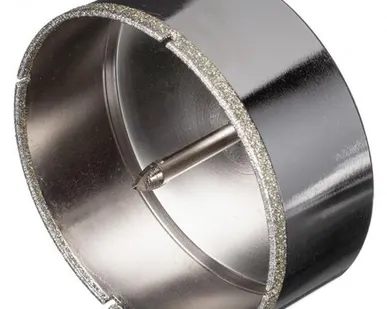 фото Коронка алмазная 110 мм по керамике и кафелю с центрирующим сверлом 400110 TRIO-DIAMOND