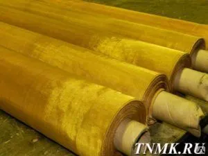 фото Сетка латунная 0,9х0,3 мм ГОСТ 6613-86