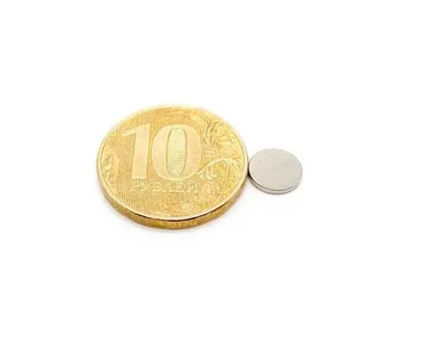 фото Неодимовый магнитный диск 8x1,5 мм (~0,64 кг)