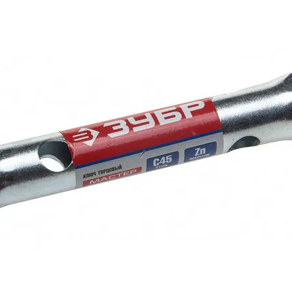 Фото №0 Ключ торцовый ЗУБР "МАСТЕР", трубчатый двухсторонний, прямой, 17х19мм