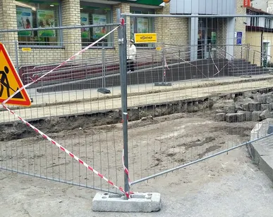 фото Временные мобильные ограждения