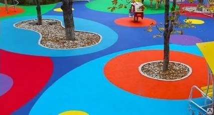 Фото №0 Покрытие бесшовное из каучуковой крошки ЕПДМ