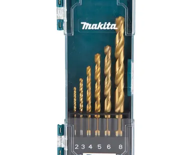 фото Набор сверл по металлу MAKITA HSS-TiN Economy, 6шт