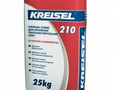 фото Клей для пенополистерола210 Rus STYROPOR-KLEBERMORTEL , 25 кг КРАЙЗЕЛ