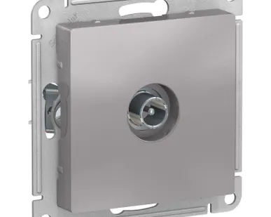 фото Механизм розетки TV оконечной AtlasDesign 1DB алюм. SchE ATN000391