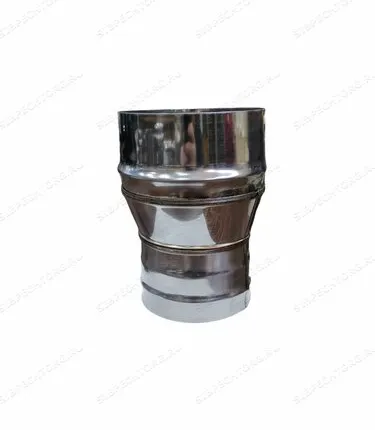 Фото №0 Переход МП ф90/115 мм нерж 0,8 мм, ГОСТ Сталь