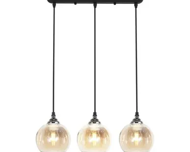 фото Подвесной светильник 10219/3L BK BR 120 W Эконом свет