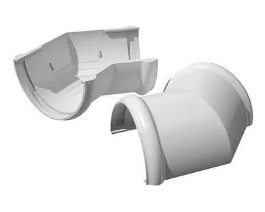 фото Угол желоба внутренний/внешний 135&deg ПВХ