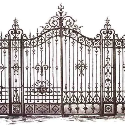 Фото №0 Ворота кованные