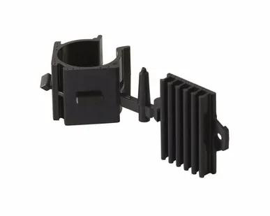 фото Клипса для ножек под цоколь ДСП, пластик, черный