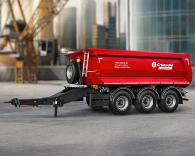 фото Самосвальные прицепы Grunwald