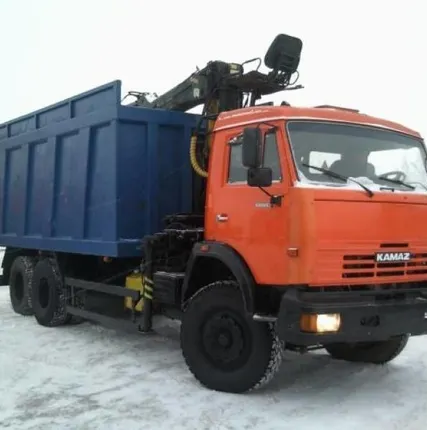 Фото №0 Аренда Ломовоза грузоподъемность стрелы 9.4 т