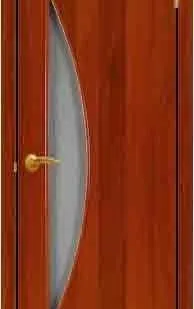 фото Полотно дверное остекленное ПО Луна 700 итальянский орех (ПО-О7)