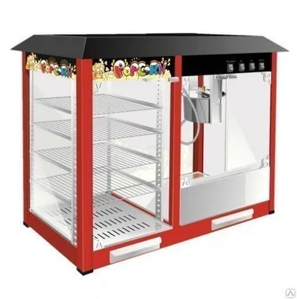 Фото №0 Аппарат для приготовления попкорна VBG-918 (AR) c витриной