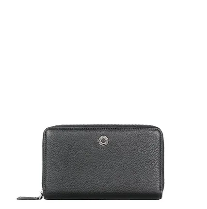 Фото №0 Кожаное портмоне Шелфорд TJ COLLECTION XB 7122214 BLK