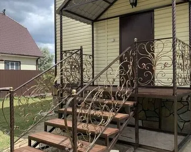 фото Кованые входные группы