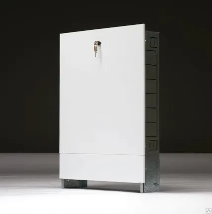 Фото №0 Шкаф распределительный встроенный ШРВ-4 (670x125x896) 11-12 вых (STOUT) Рос