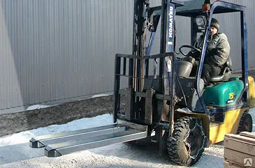 фото Весы балочные накладные на вилы погрузчика ВБ-Н