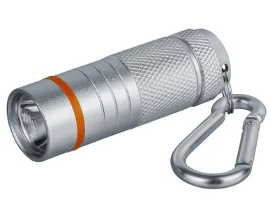 фото Фонарь 82 315 NPT-KC08-S-4LR44 брелок. алюм. 1LED (1Вт) 1 реж. серебр. NAVIGATOR 82315