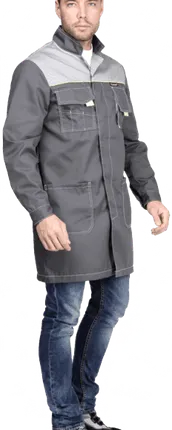 Фото №0 Халат ТУРБО летний, серый