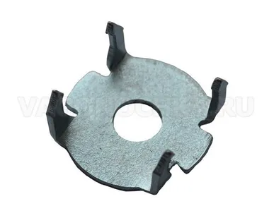 фото Скрытый крепеж для плинтуса Кнопа оцинкованный (20 шт.)