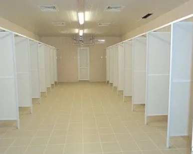 фото Душевая перегородка из сэндвич-панелей 16 мм
