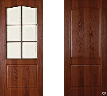 фото Дверное полотно Терри Классик 70 Итальянский орех глухое ламинированное