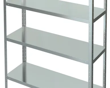 фото Стеллаж со сплошными полками Марихолодмаш С-4-0,6/1,2/1,8 (нерж.)