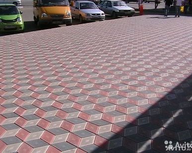 фото Укладка брусчатки